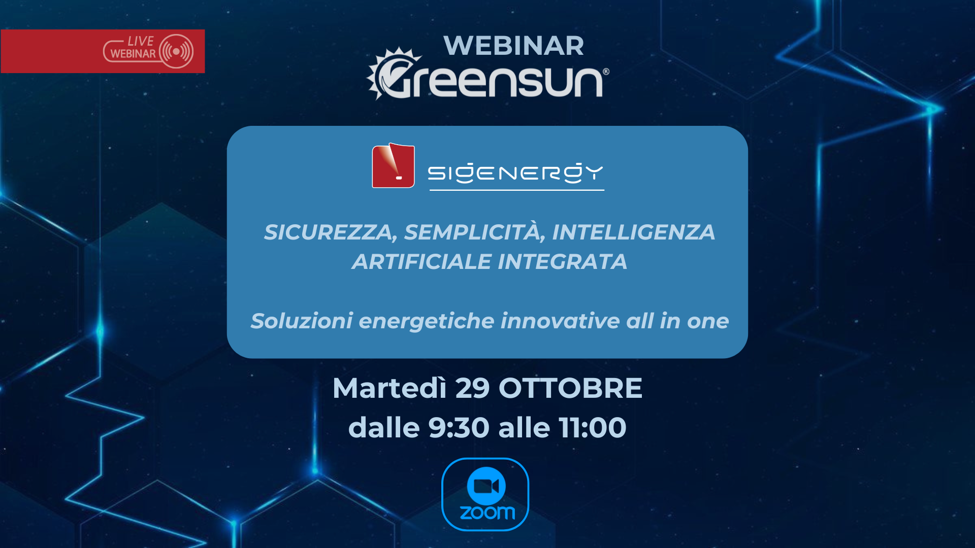 Webinar Greensun & Sigenergy